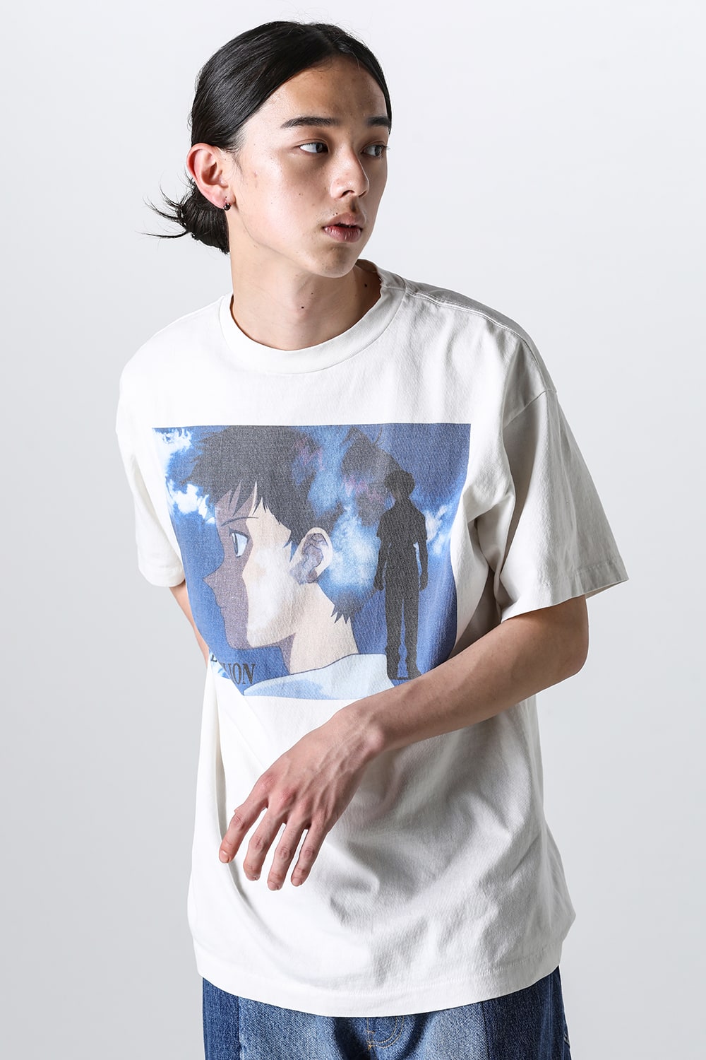 EVANGELION × SAINT Mxxxxxx SHINJI Short sleeve T-shirt