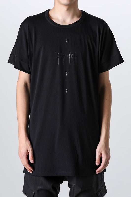 ロゴプリント ドルマンTシャツ