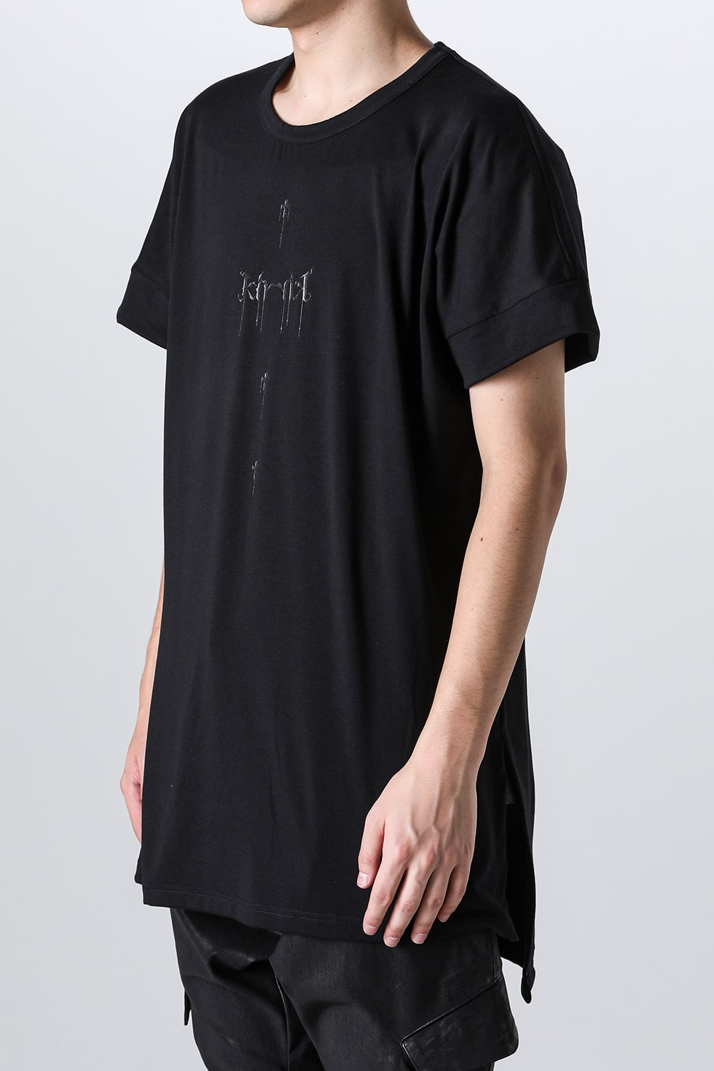 ロゴプリント ドルマンTシャツ