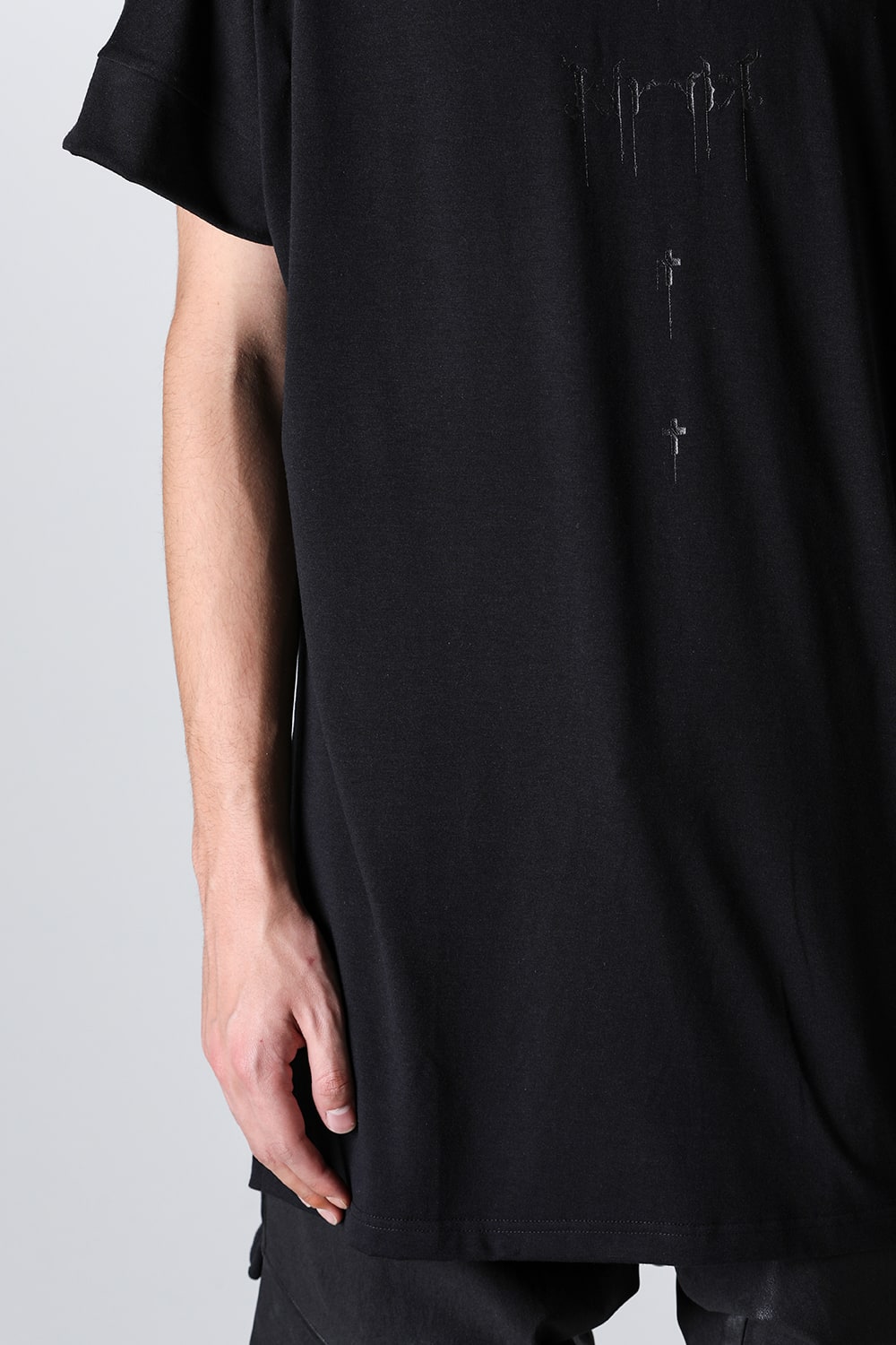 ロゴプリント ドルマンTシャツ