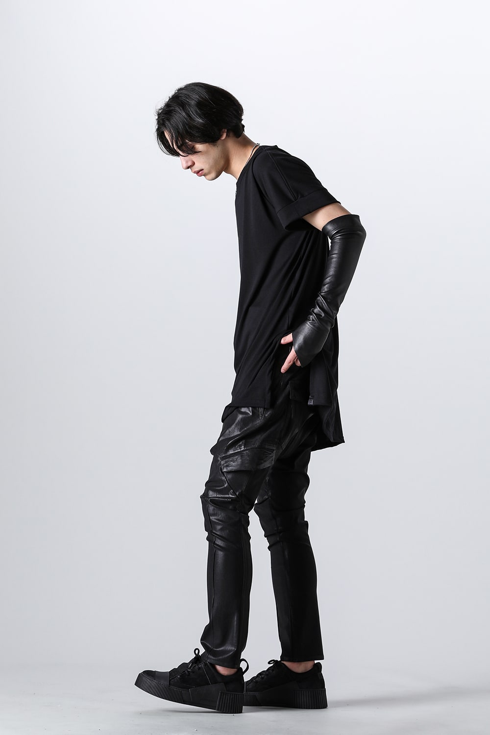 ロゴプリント ドルマンTシャツ