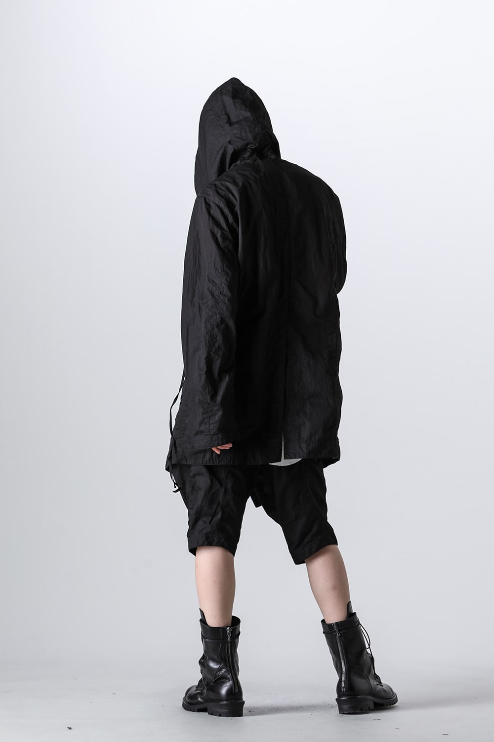 Cotton/Nylon Gabadine Drape Coat