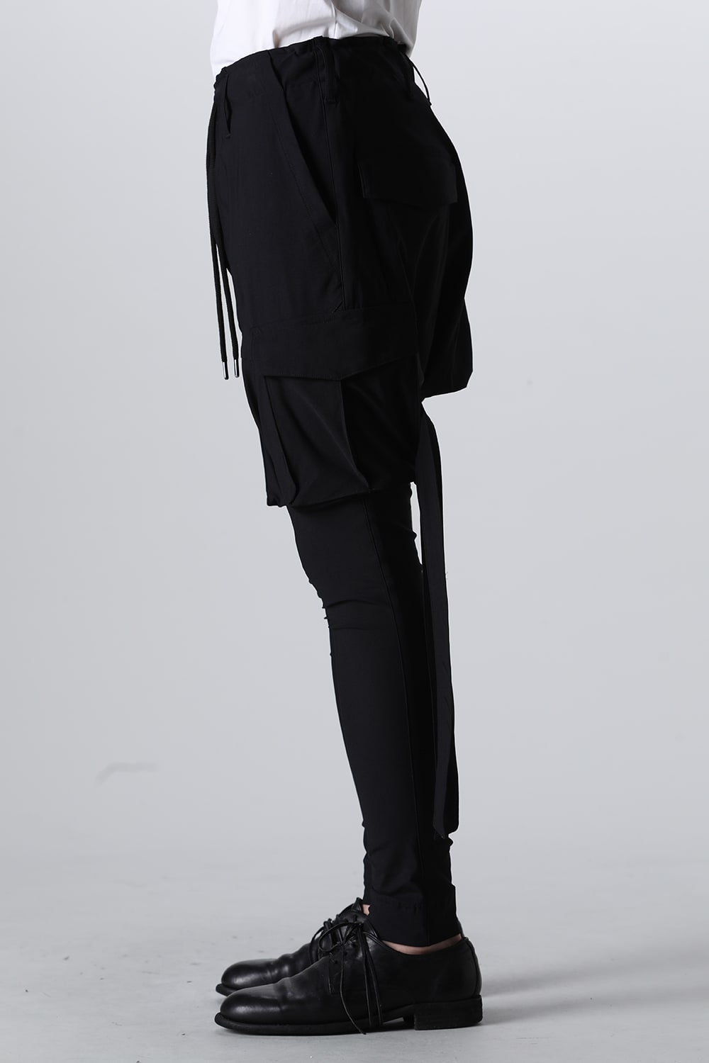 Coating High Tension Jersey Sarouel Cargo Pants