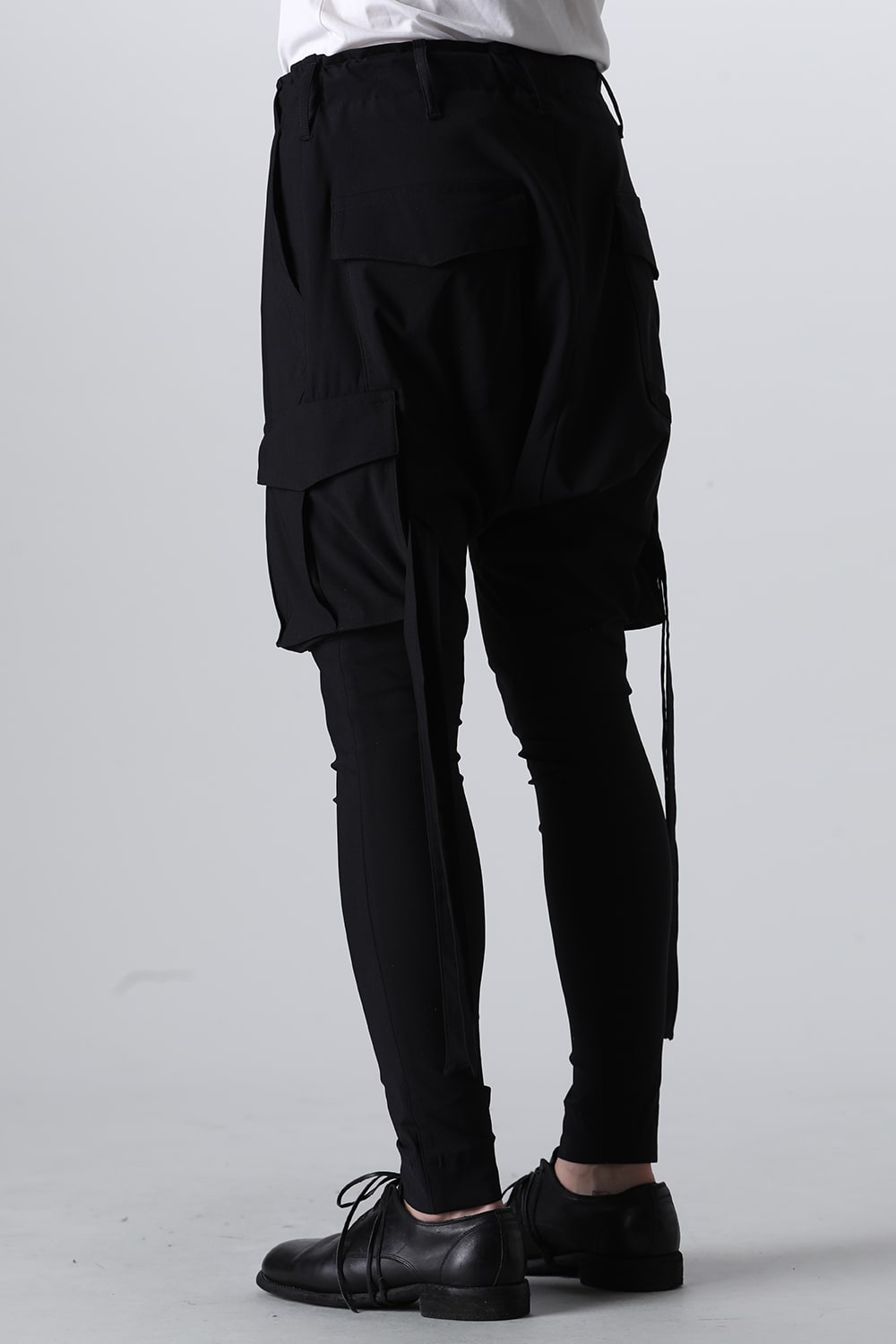 Coating High Tension Jersey Sarouel Cargo Pants