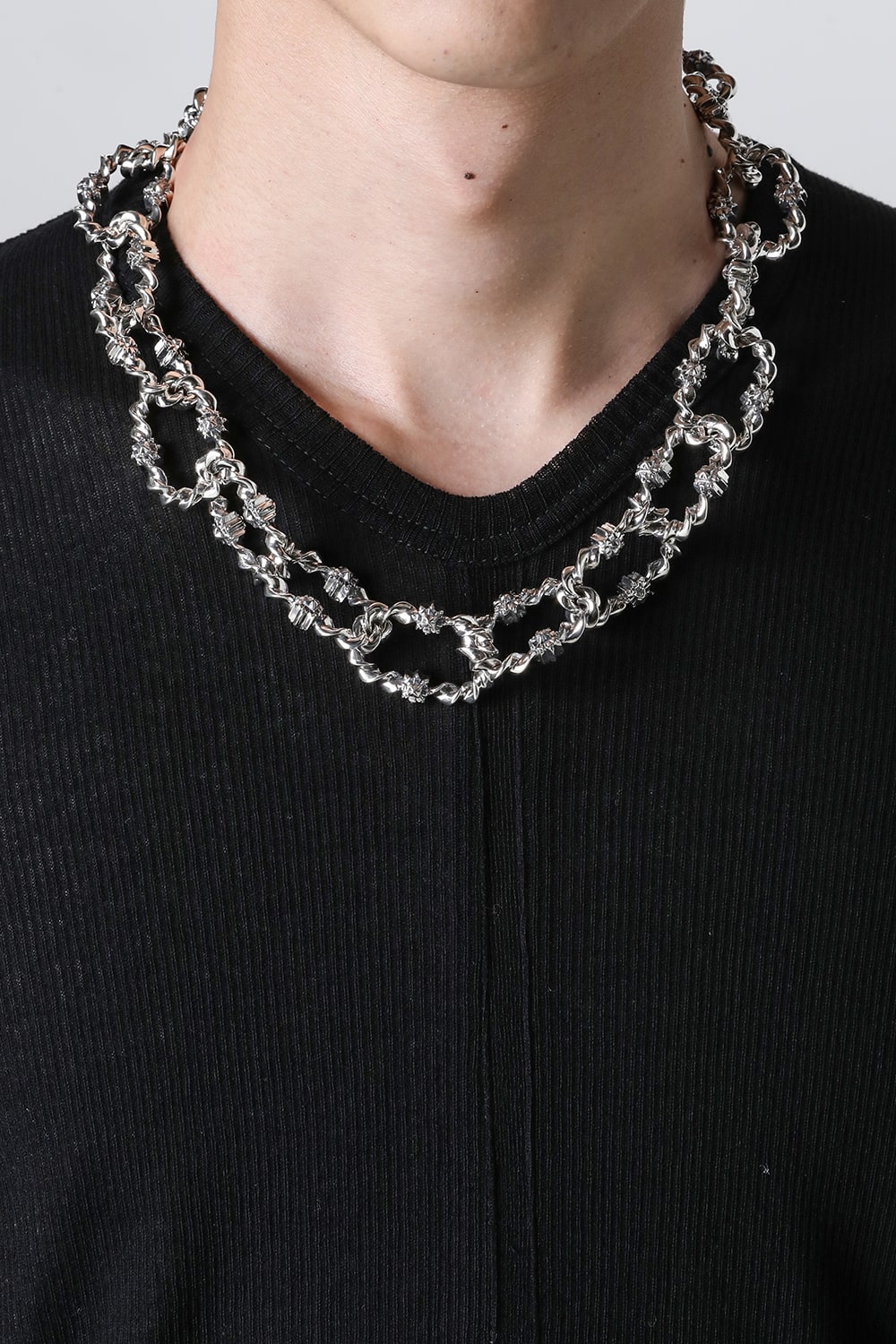 Twist Angle Chain Necklace