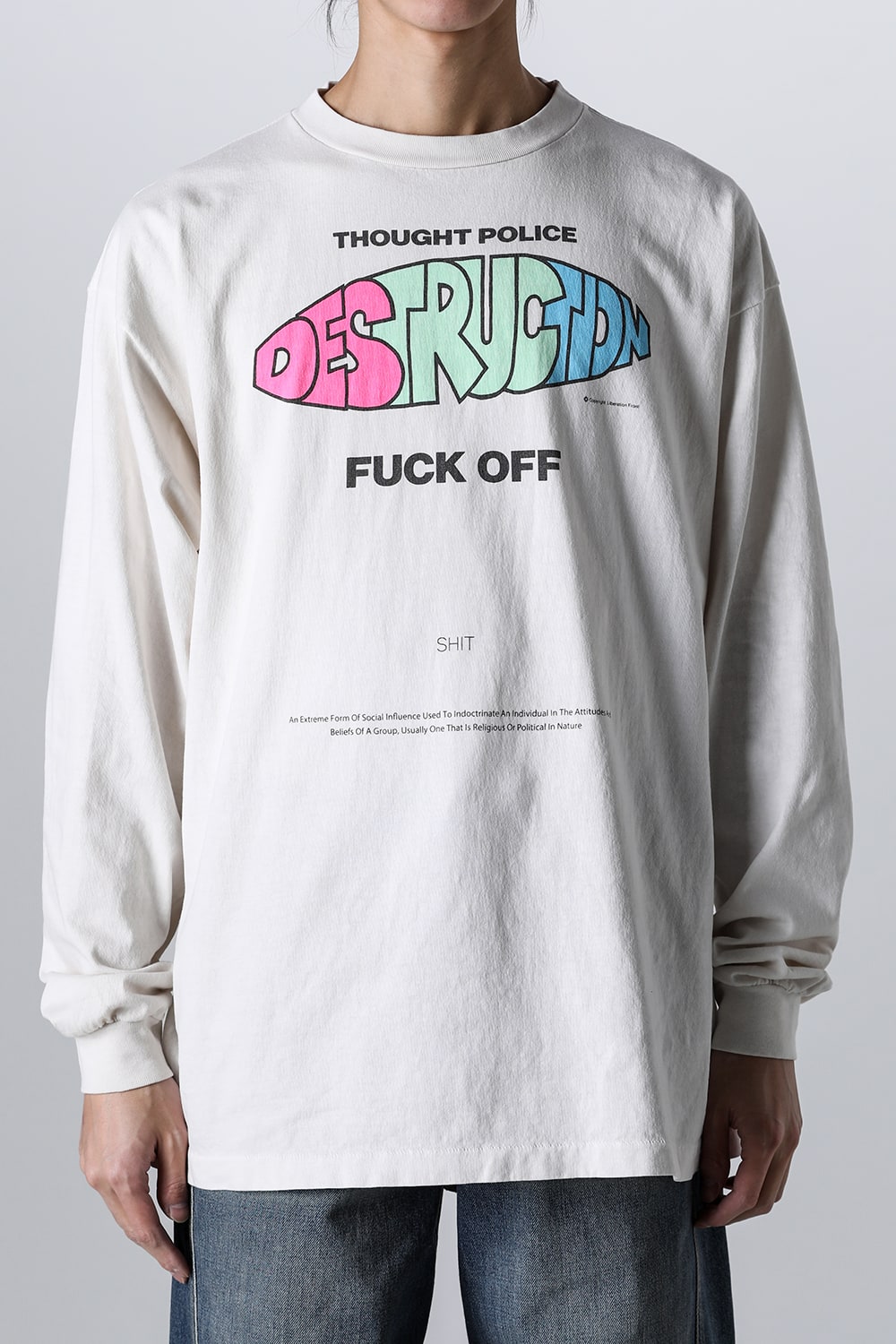 DISTRUCTION Long sleeve T-shirt