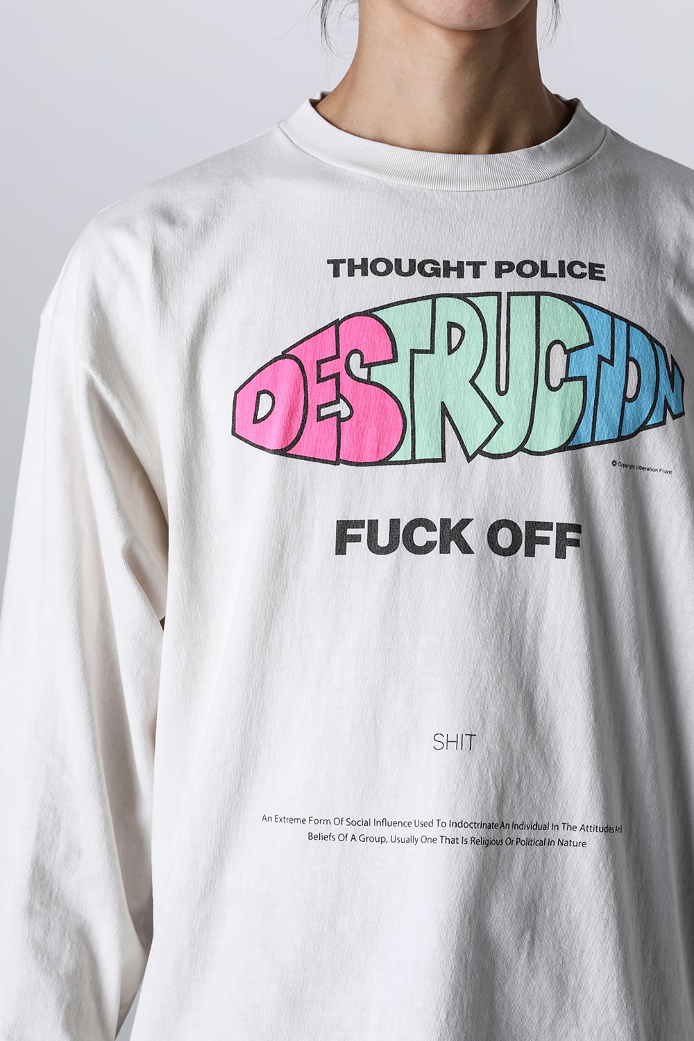 DISTRUCTION Long sleeve T-shirt