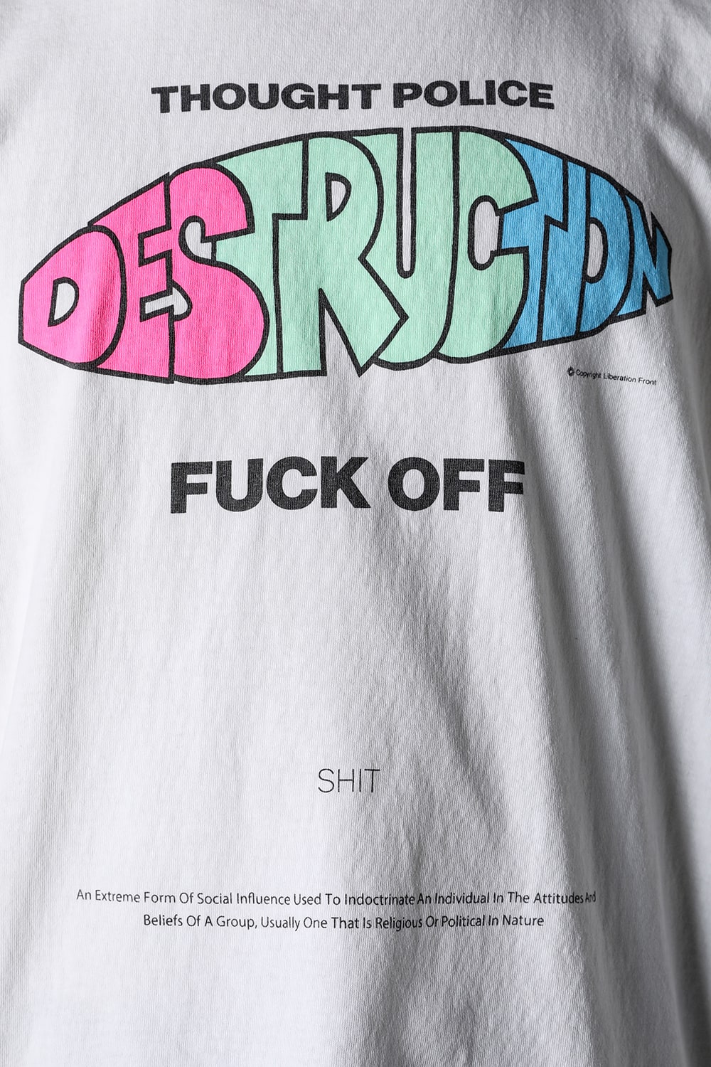 DISTRUCTION Long sleeve T-shirt