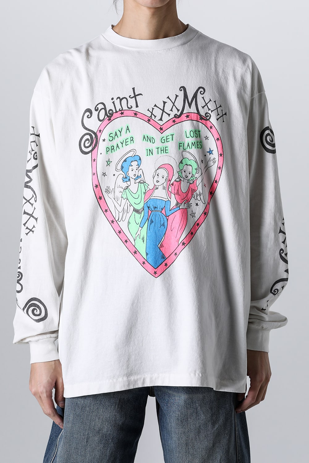 PINK HEART Long sleeve T-shirt