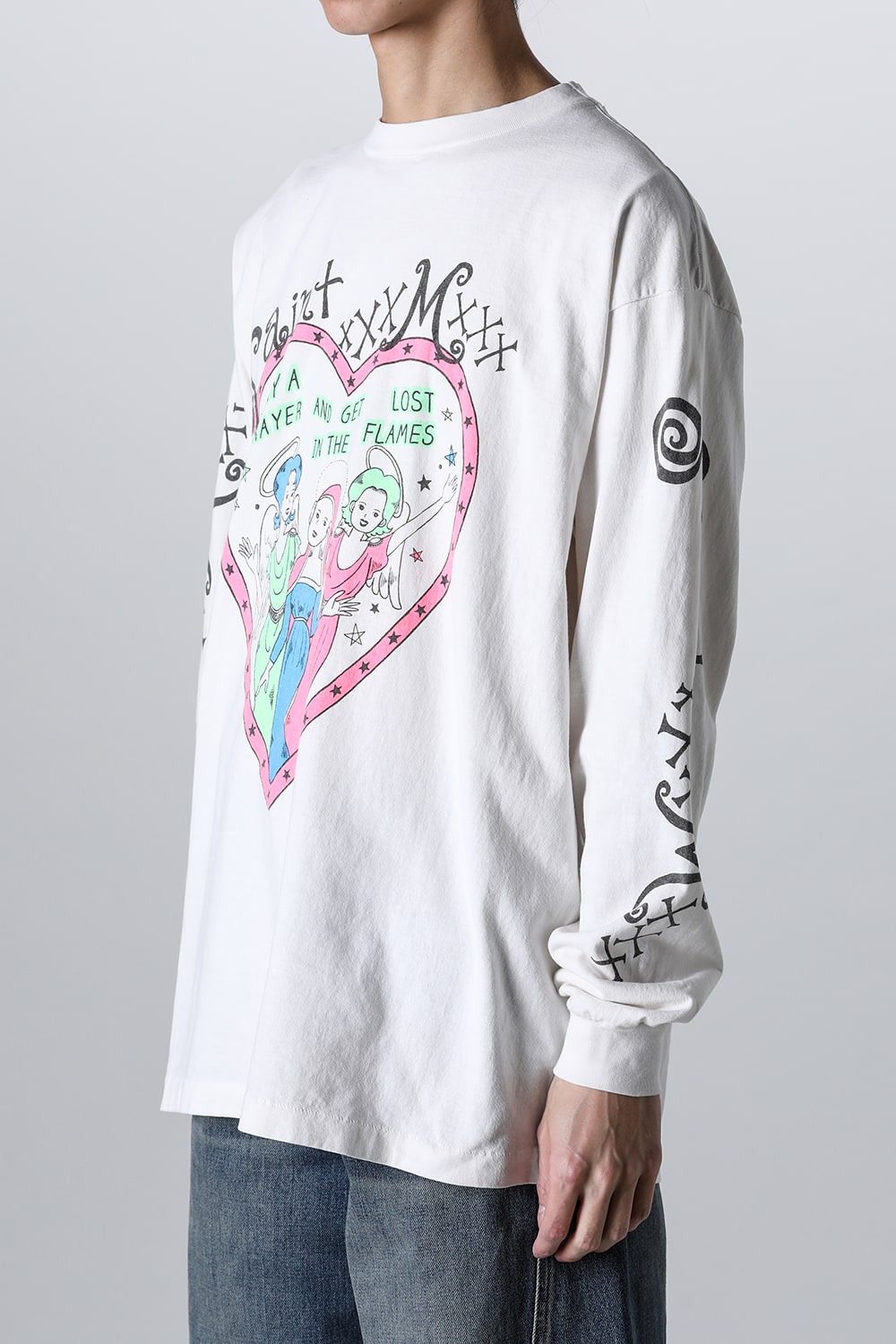 PINK HEART Long sleeve T-shirt