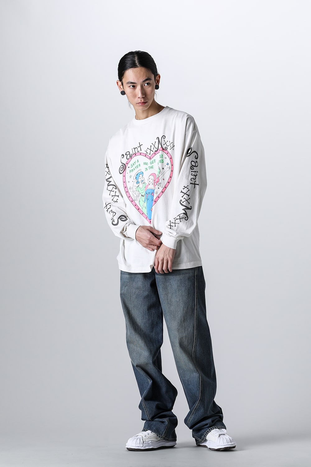 PINK HEART Long sleeve T-shirt