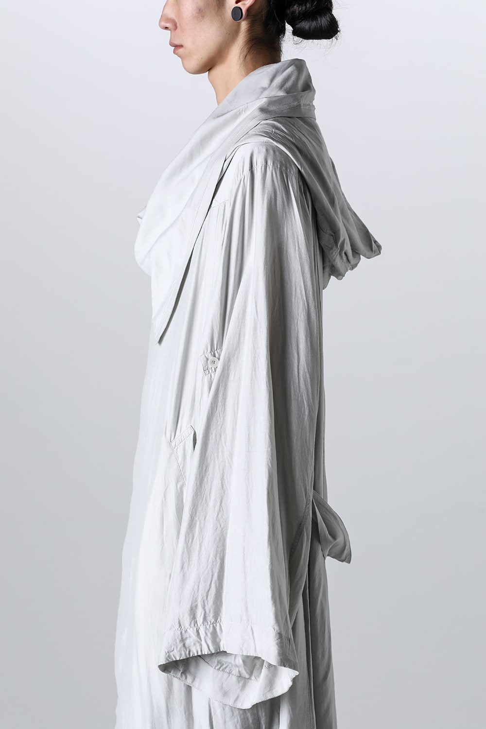 Silk / Bambooo Cloth Hooded Robe