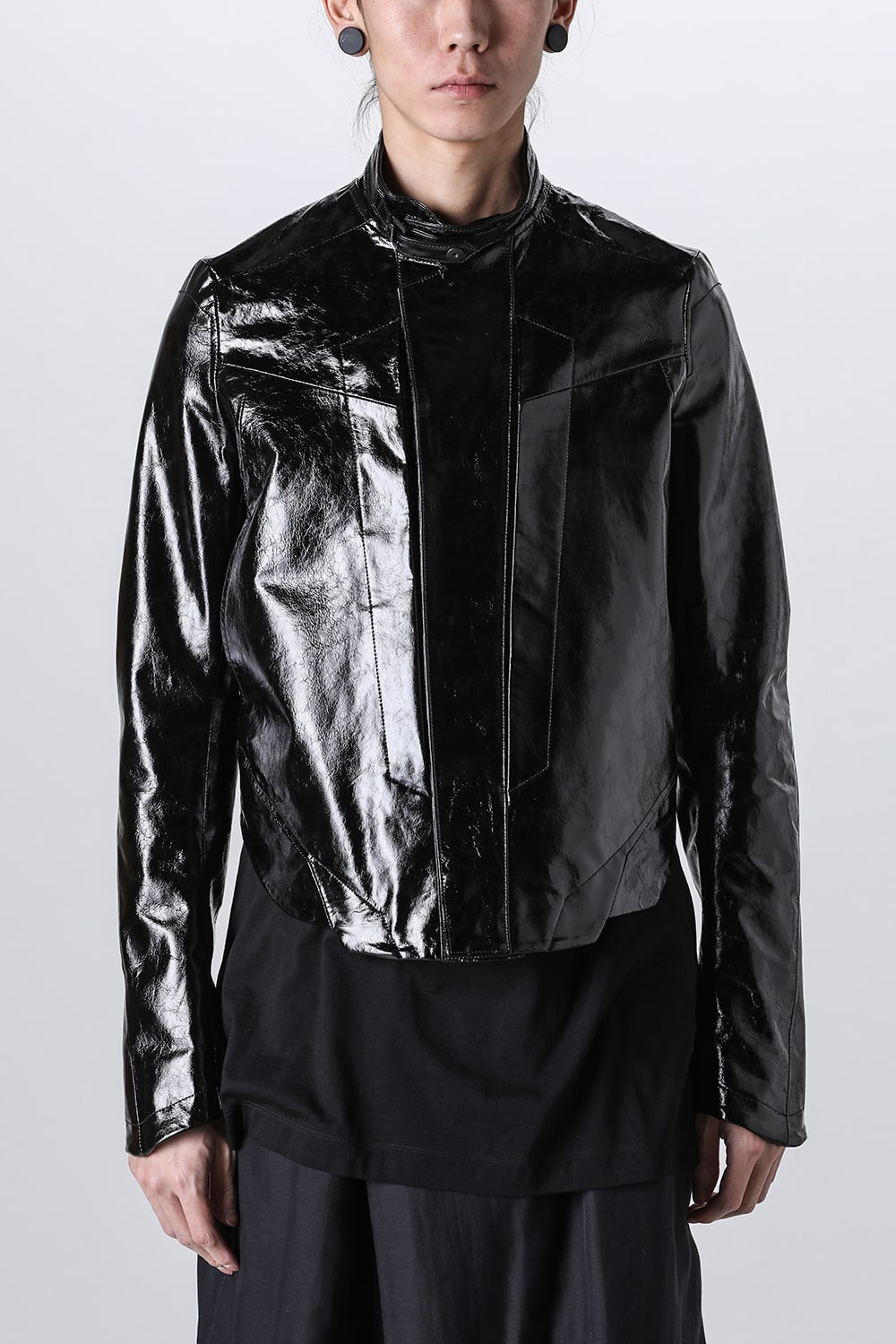 Lamb Skin Seamed Blouson