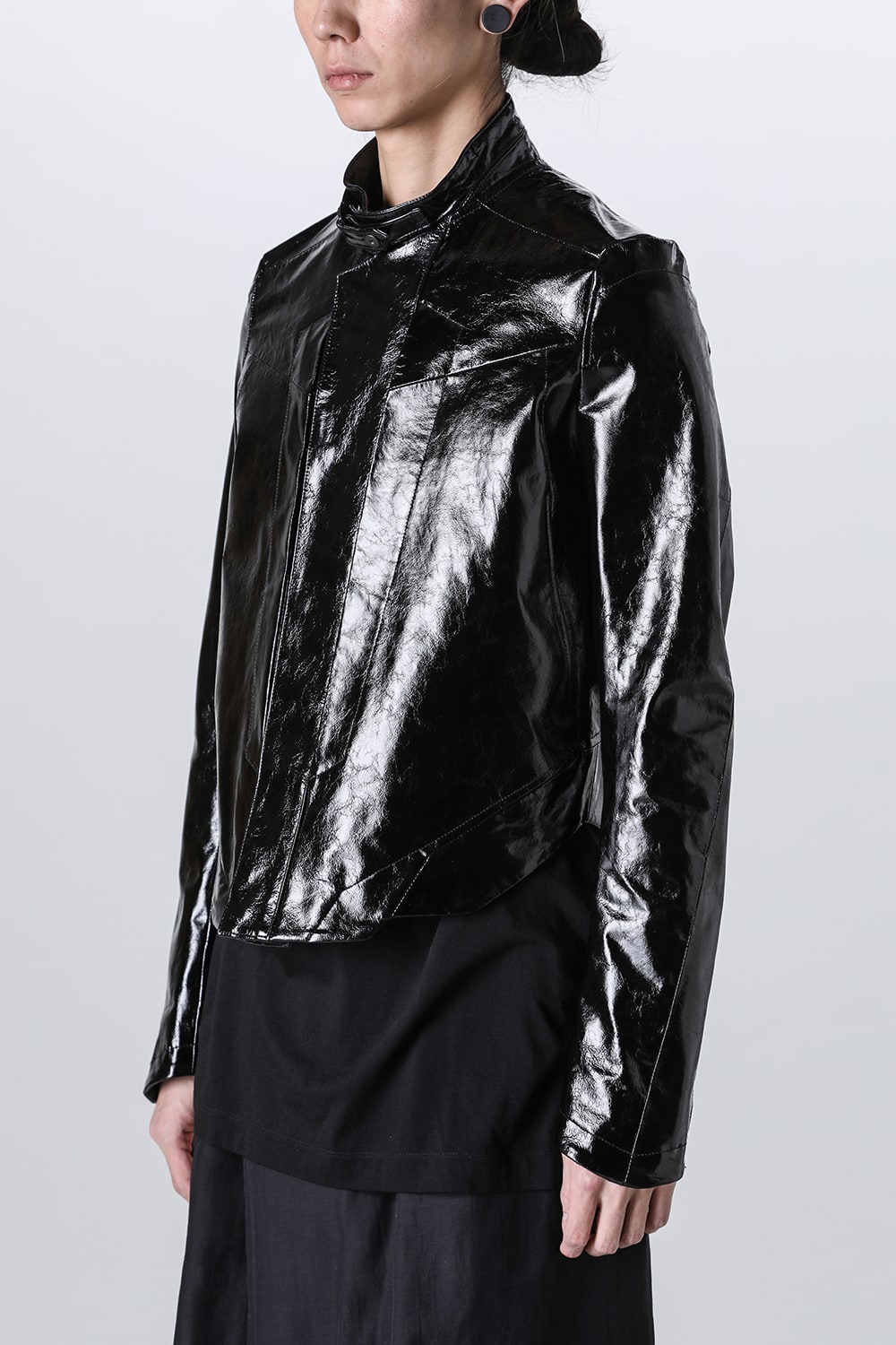 Lamb Skin Seamed Blouson
