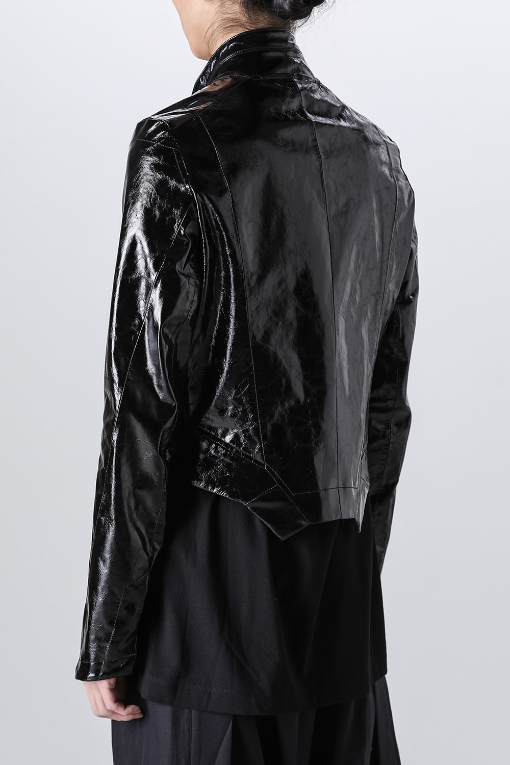 Lamb Skin Seamed Blouson