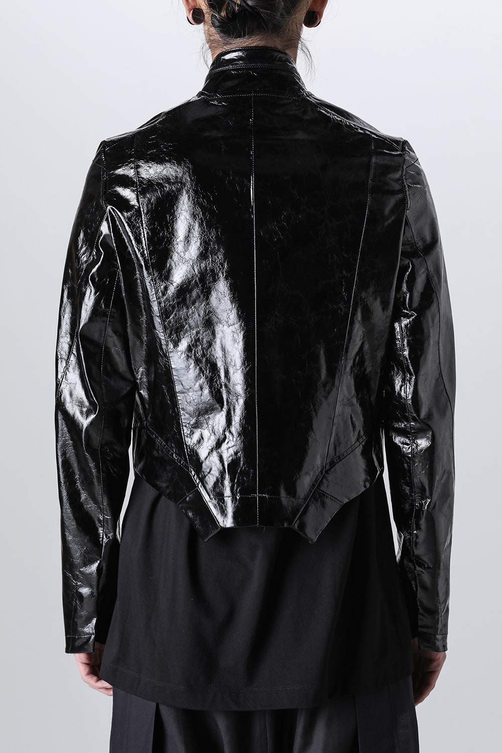Lamb Skin Seamed Blouson