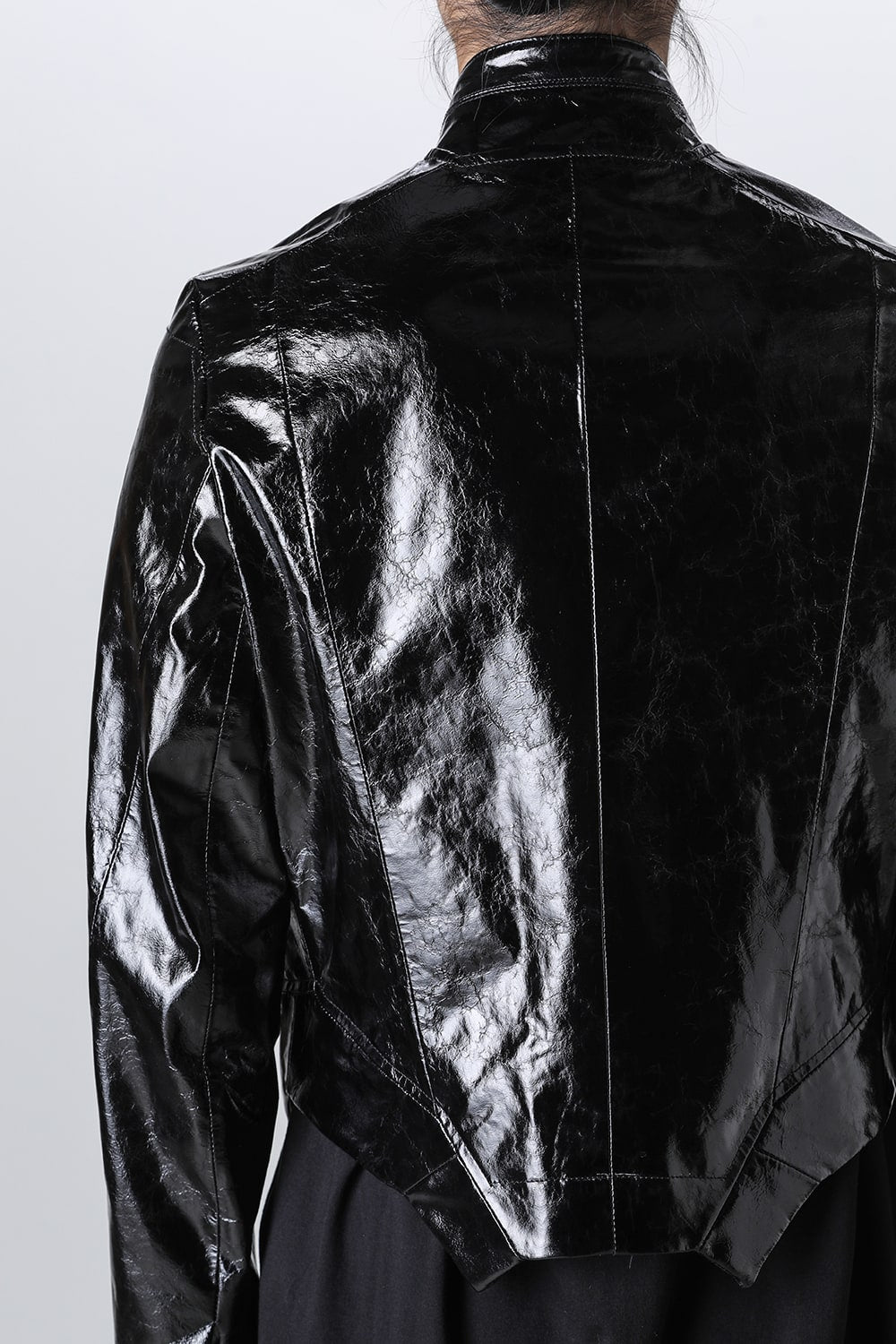 Lamb Skin Seamed Blouson