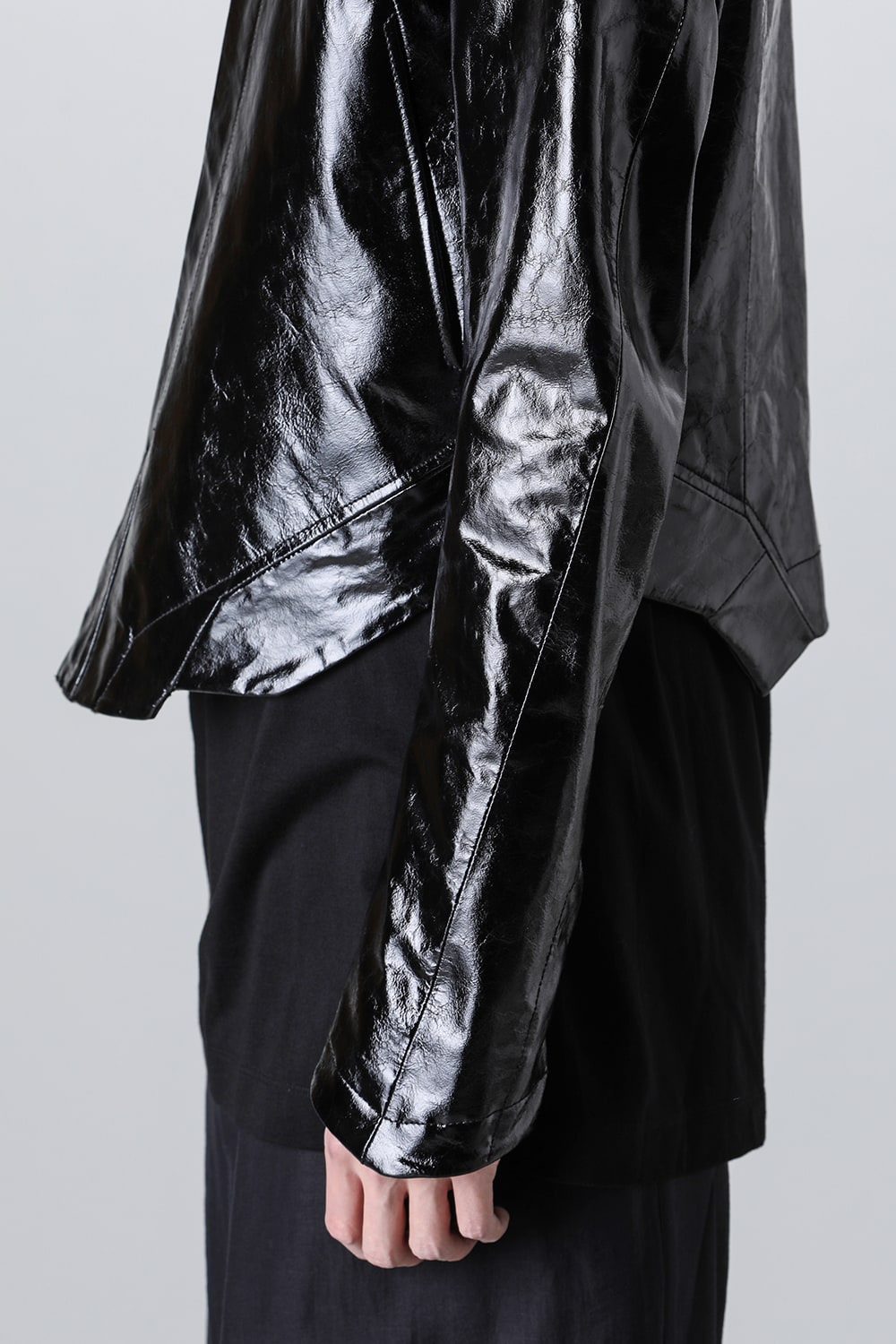 Lamb Skin Seamed Blouson