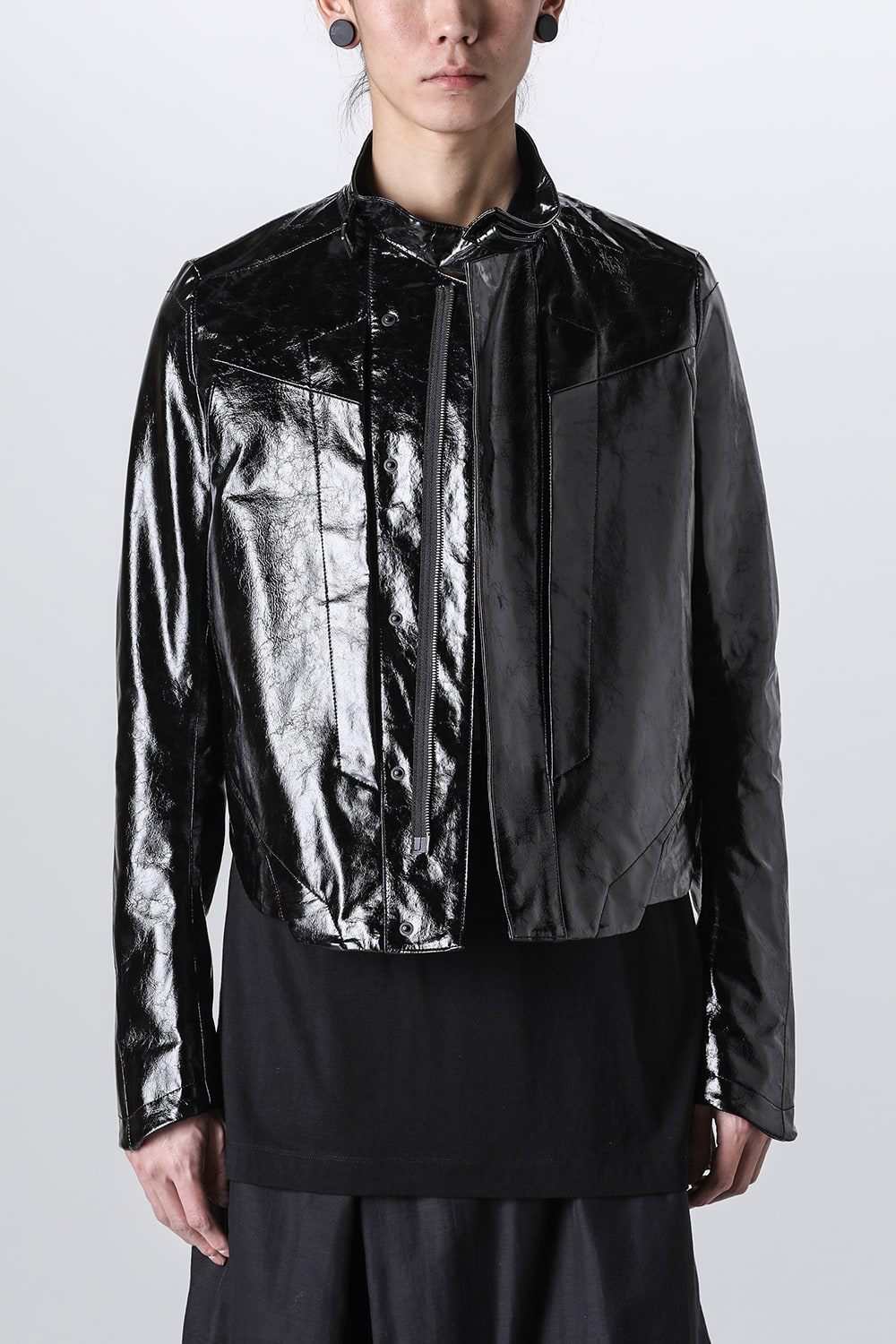 Lamb Skin Seamed Blouson