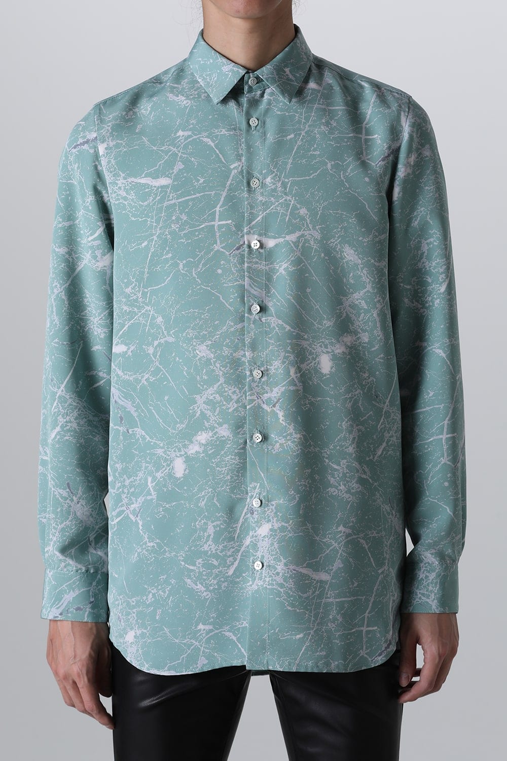 Painted Peach Faille Regular Shirt Pale Blue