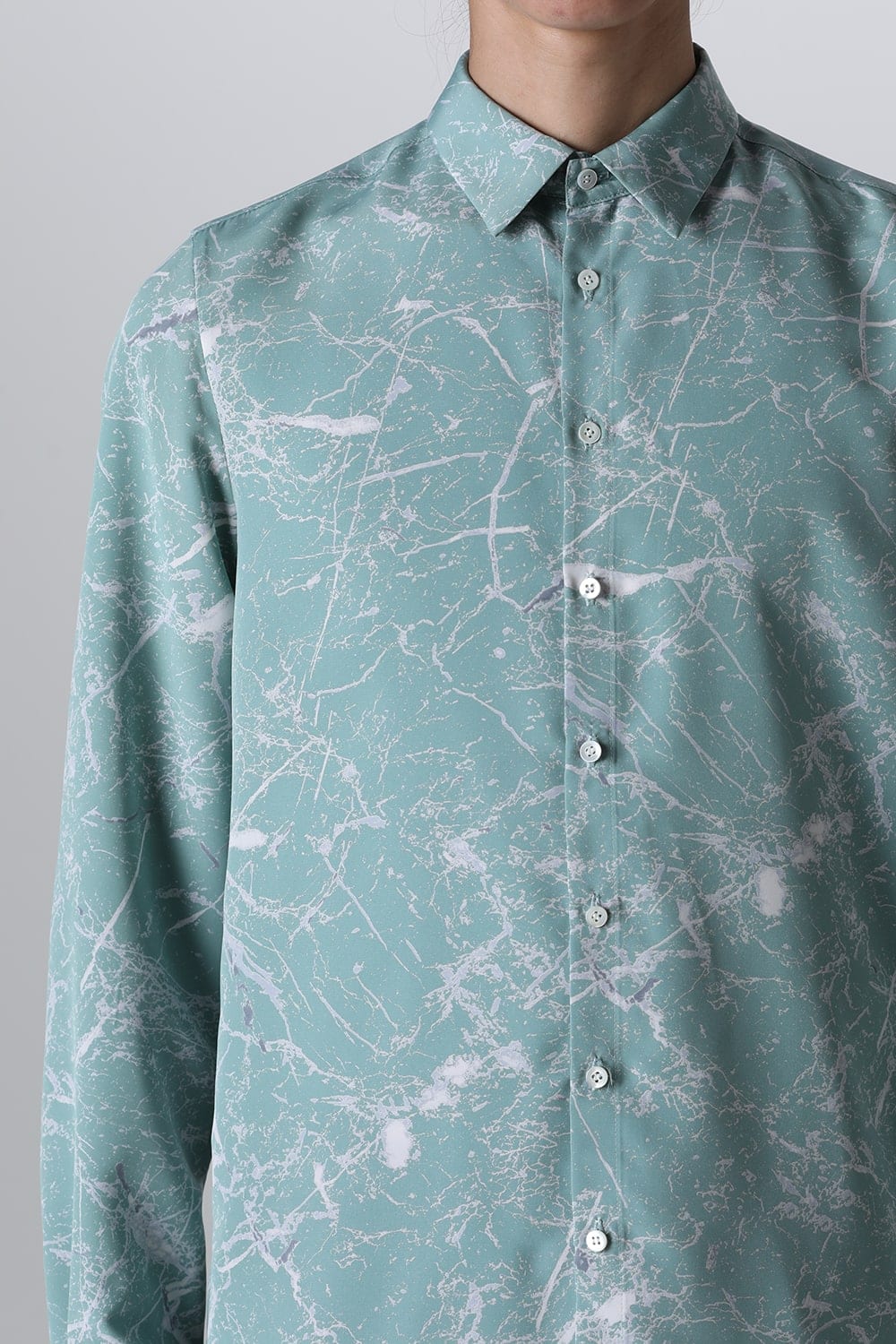 Painted Peach Faille Regular Shirt Pale Blue