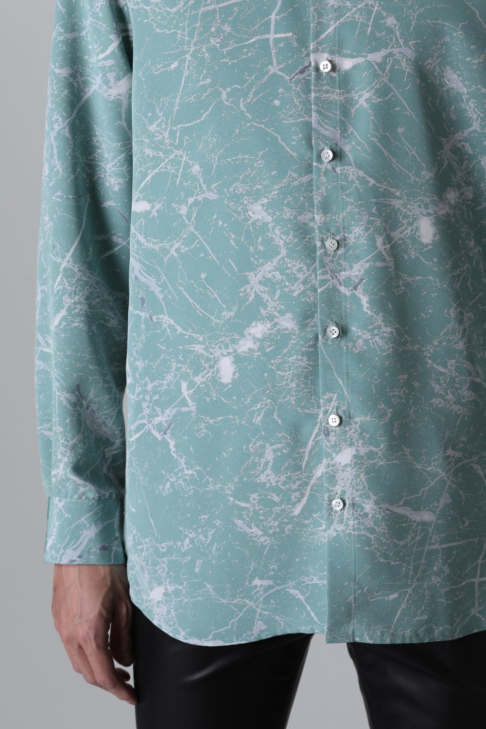 Painted Peach Faille Regular Shirt Pale Blue