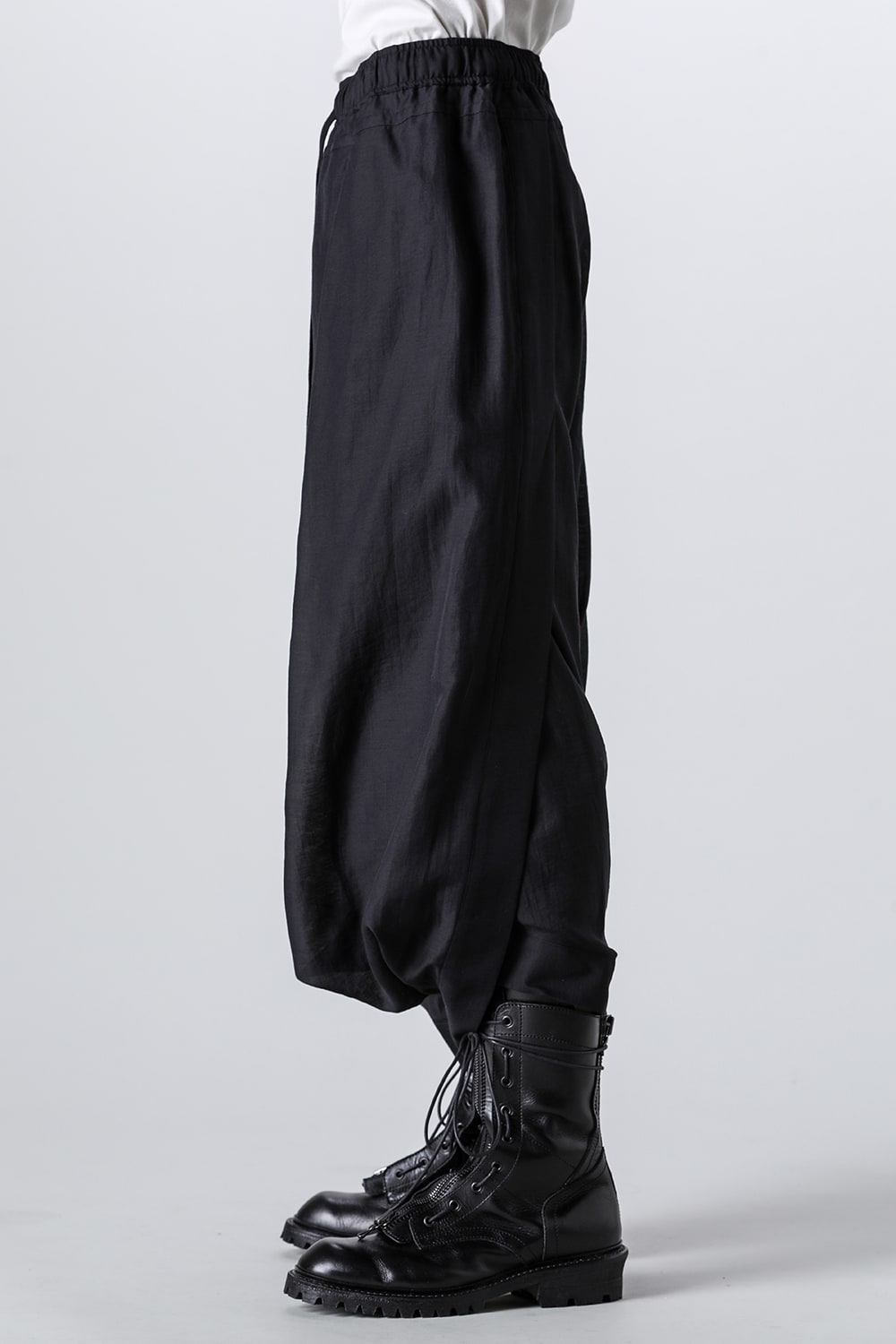 Cotton / Nylon / Twill  Twisted Sarouel Pants