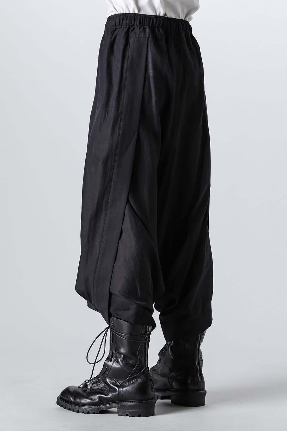 Cotton / Nylon / Twill  Twisted Sarouel Pants