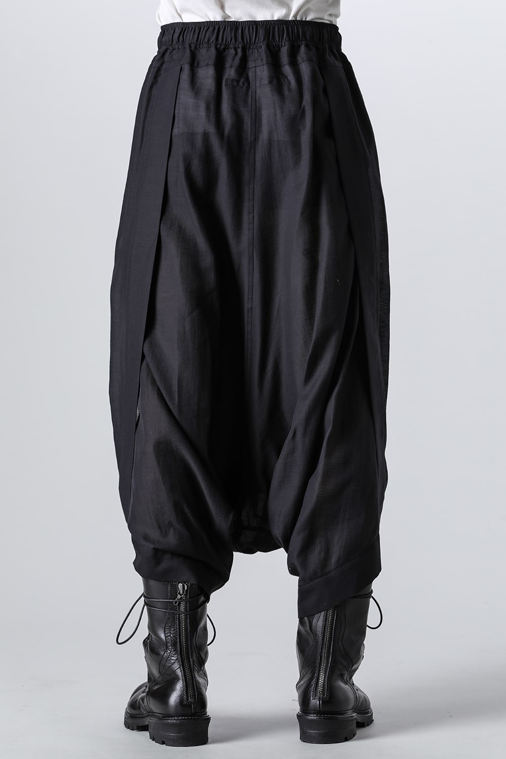 Cotton / Nylon / Twill  Twisted Sarouel Pants