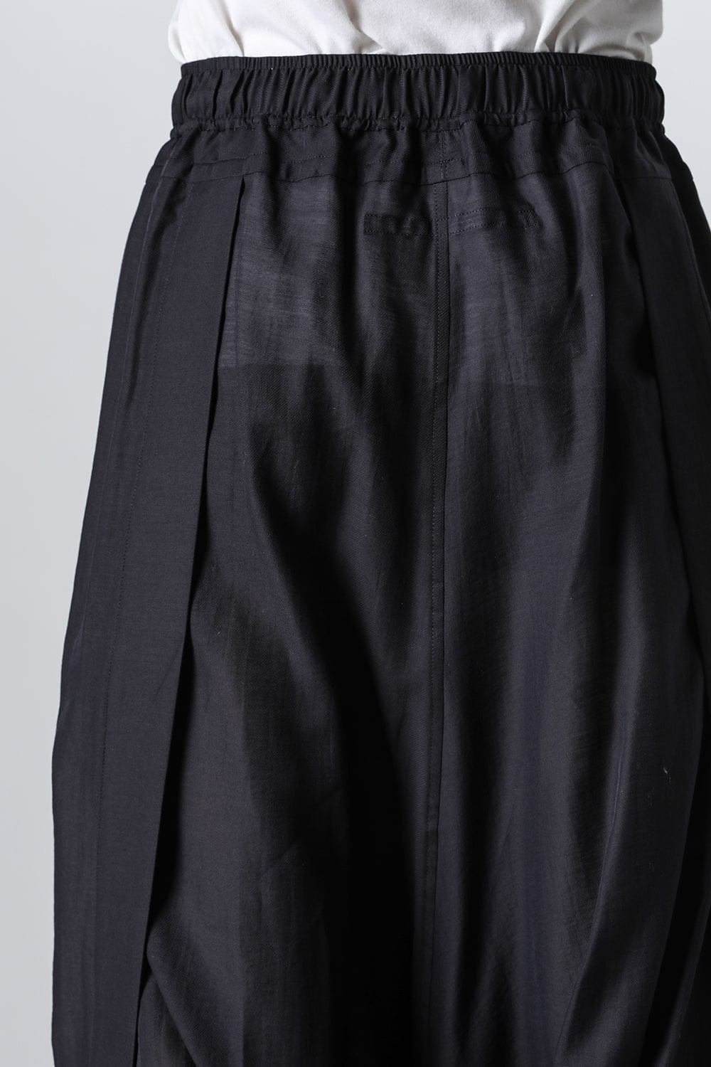 Cotton / Nylon / Twill  Twisted Sarouel Pants