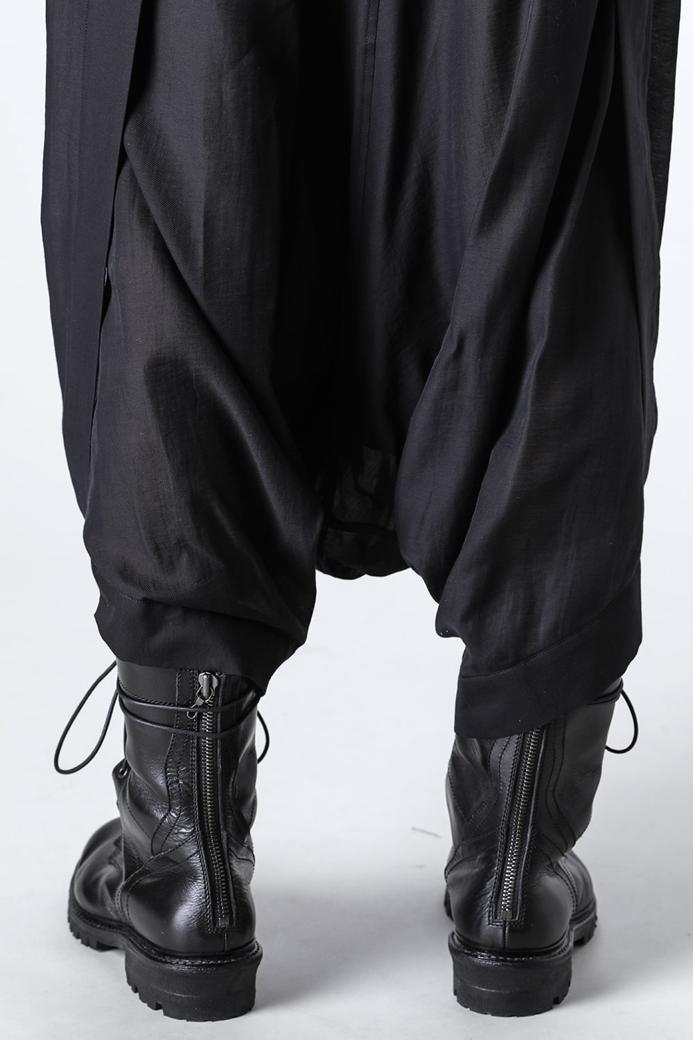 Cotton / Nylon / Twill  Twisted Sarouel Pants