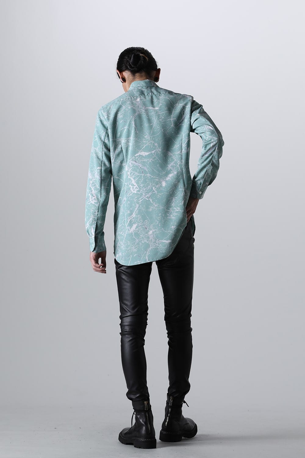 Painted Peach Faille Regular Shirt Pale Blue