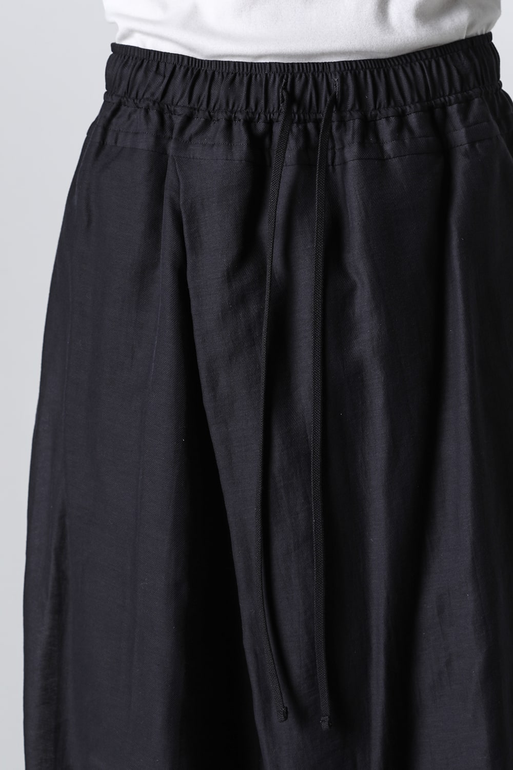 Cotton / Nylon / Twill  Twisted Sarouel Pants