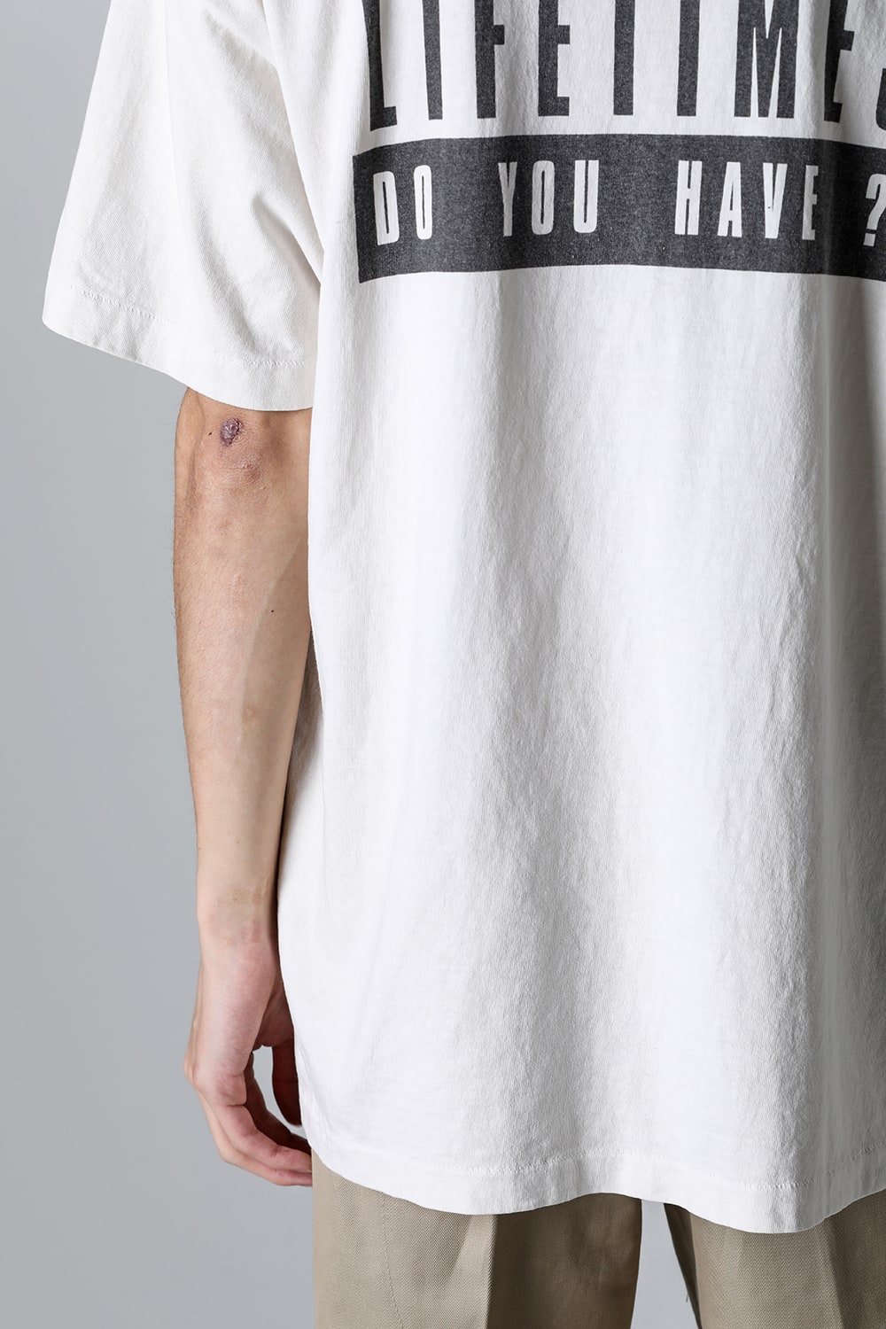 DENIM TEARS × SAINT Mxxxxxx LIVES CREW Short sleeve T-shirt