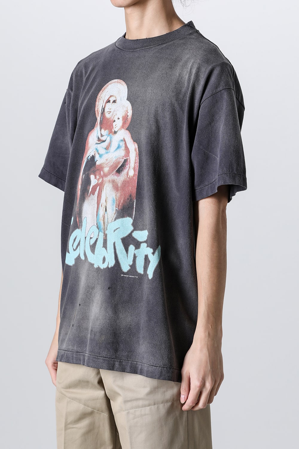 SHERMER ACADEMY × SAINT Mxxxxxx CELEBRITY Short sleeve T-shirt