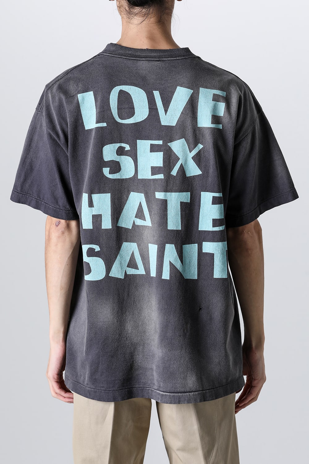 SHERMER ACADEMY × SAINT Mxxxxxx CELEBRITY Short sleeve T-shirt