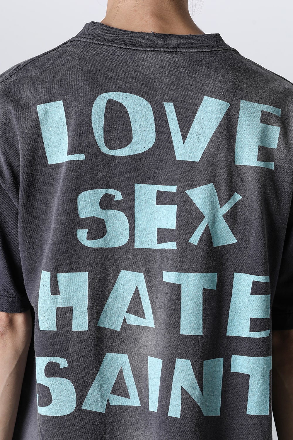 SHERMER ACADEMY × SAINT Mxxxxxx CELEBRITY Short sleeve T-shirt