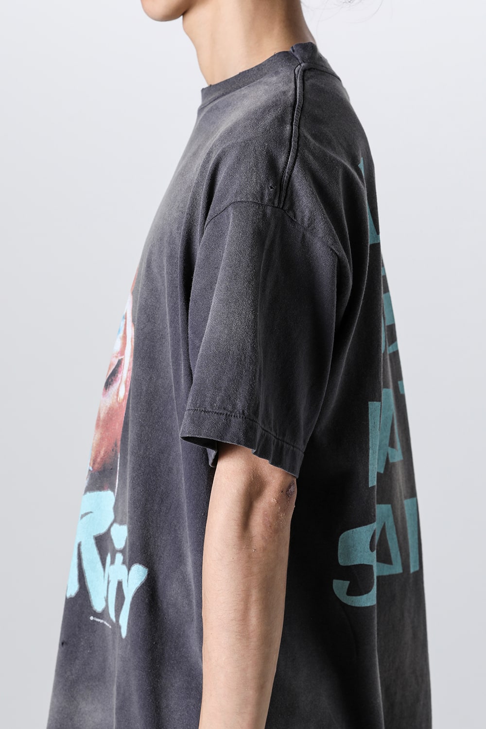 SHERMER ACADEMY × SAINT Mxxxxxx CELEBRITY Short sleeve T-shirt