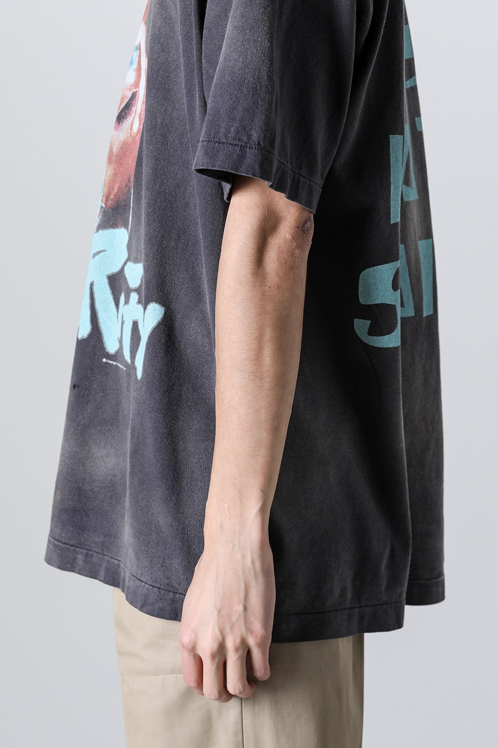 SHERMER ACADEMY × SAINT Mxxxxxx CELEBRITY Short sleeve T-shirt