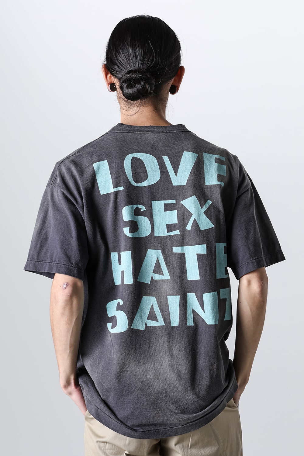 SHERMER ACADEMY × SAINT Mxxxxxx CELEBRITY Short sleeve T-shirt