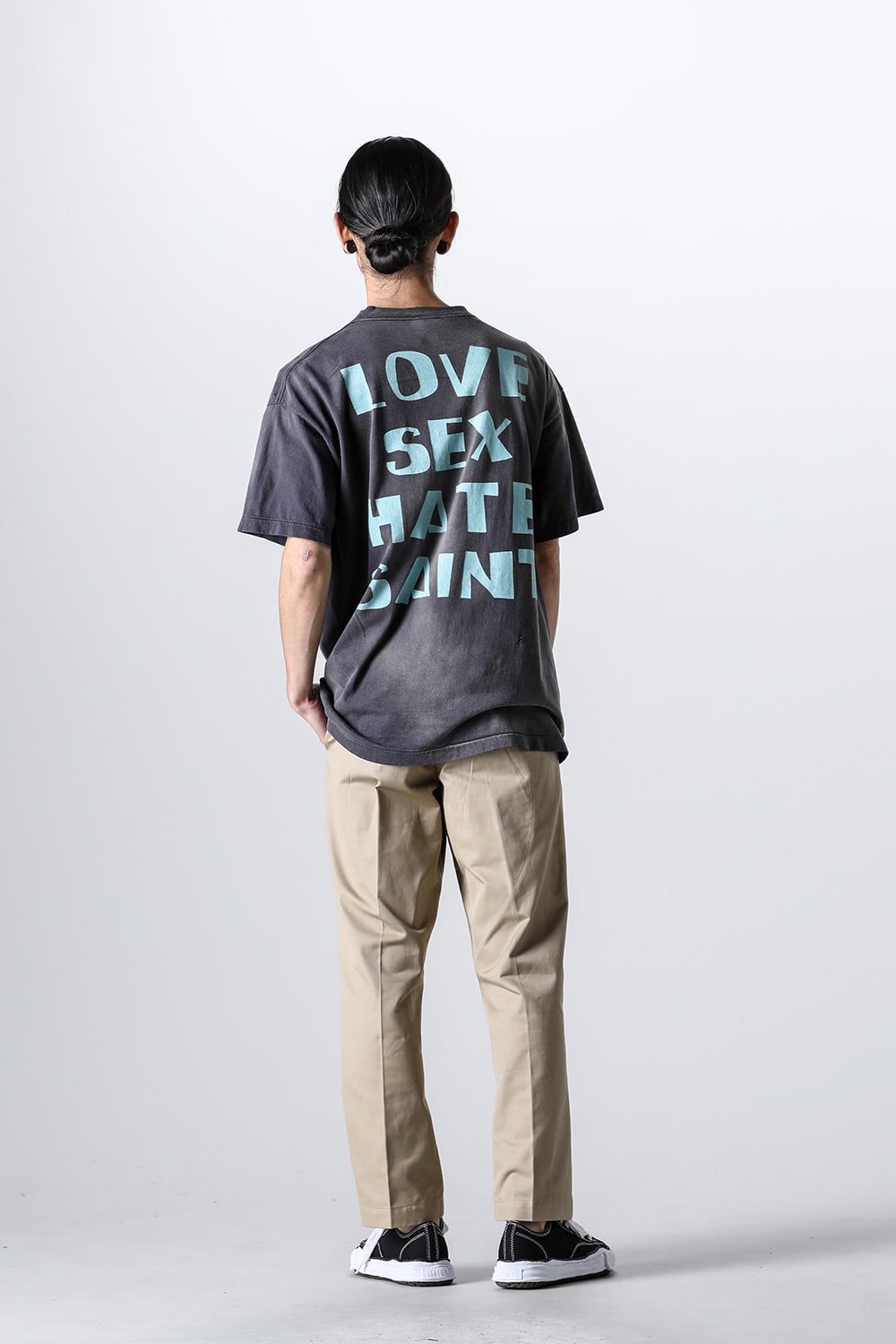 SHERMER ACADEMY × SAINT Mxxxxxx CELEBRITY Short sleeve T-shirt