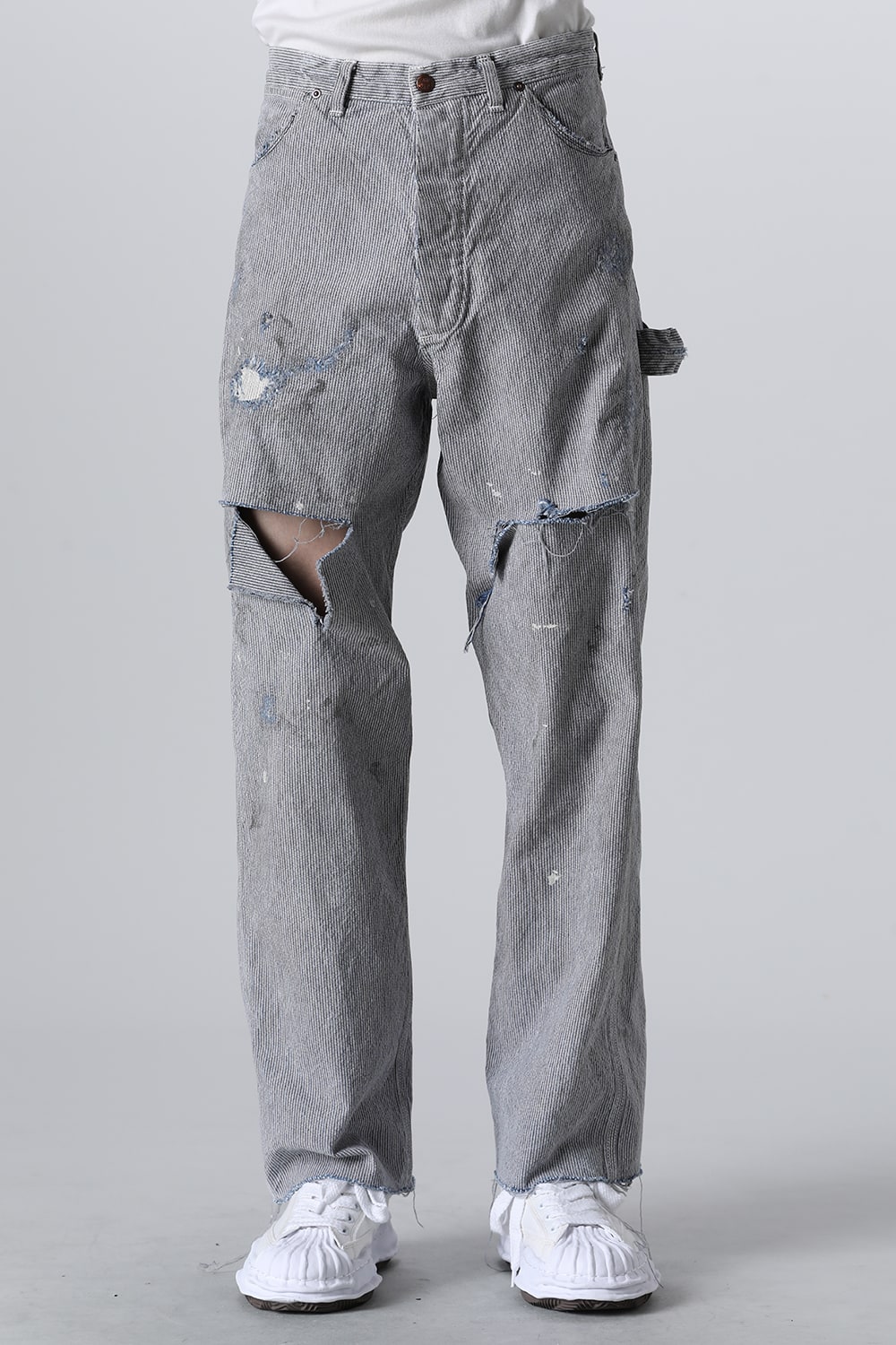 Hickory Stripe Denim Pants