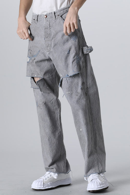 Hickory Stripe Denim Pants