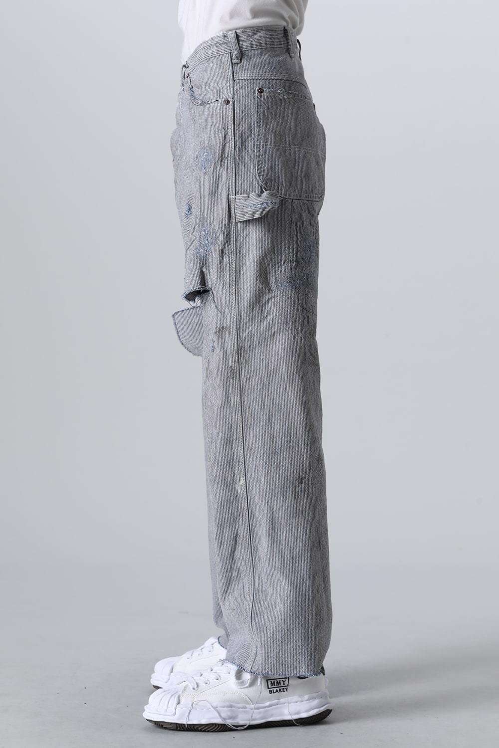 Hickory Stripe Denim Pants