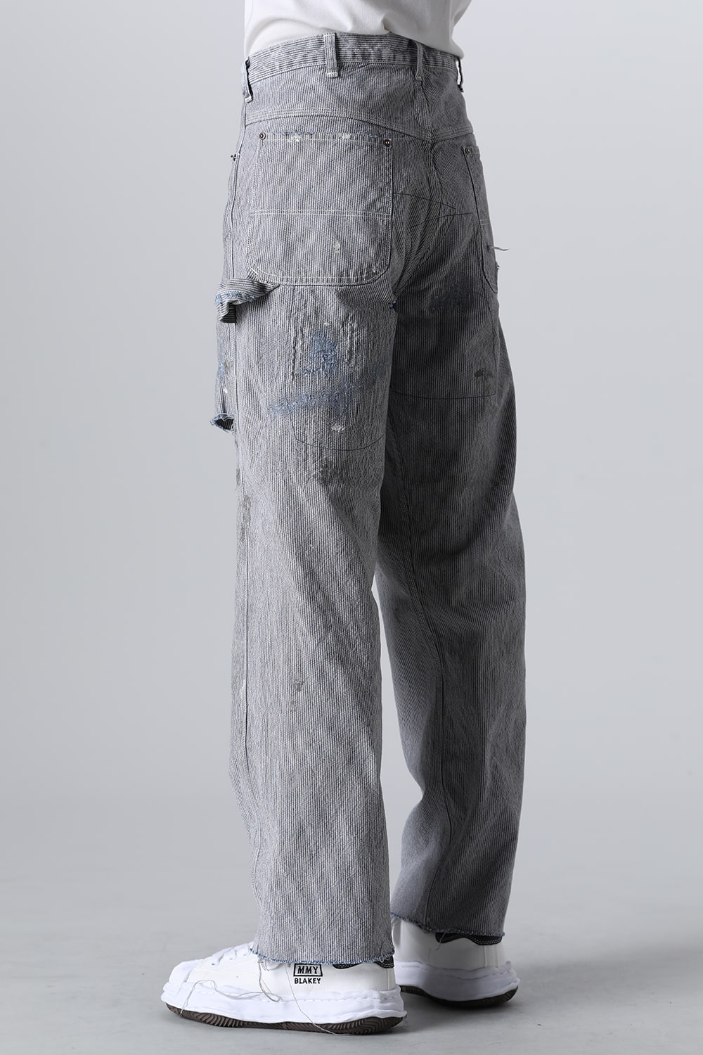 Hickory Stripe Denim Pants