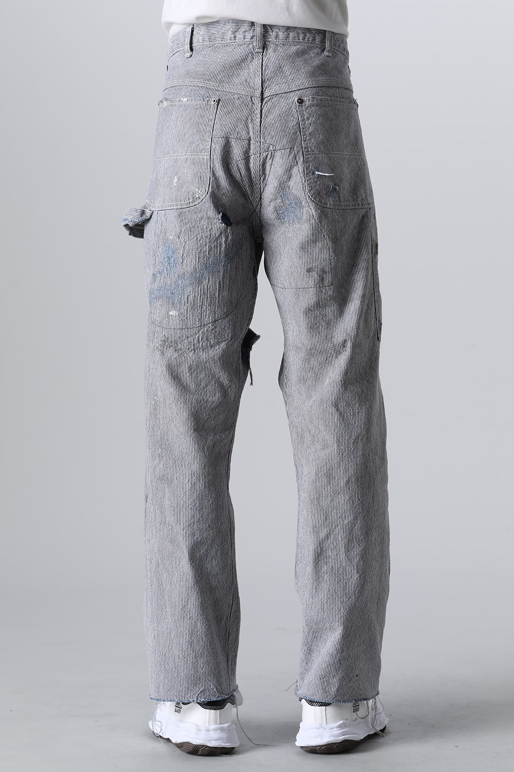 Hickory Stripe Denim Pants