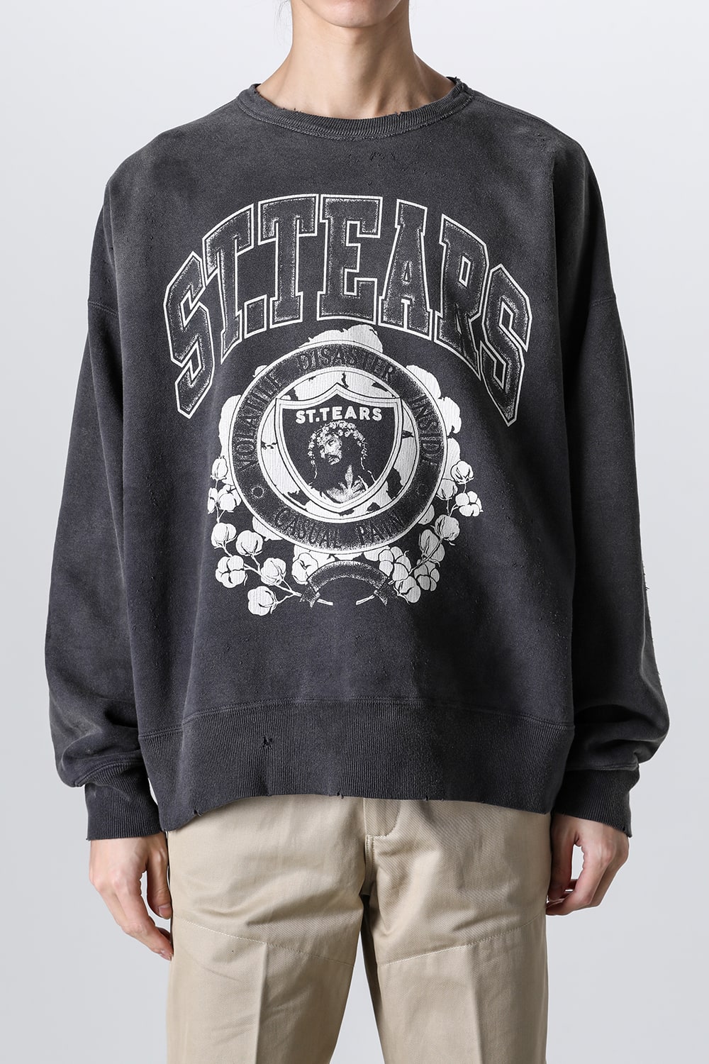 DENIM TEARS × SAINT Mxxxxxx ST.TEARS Sweat shirt