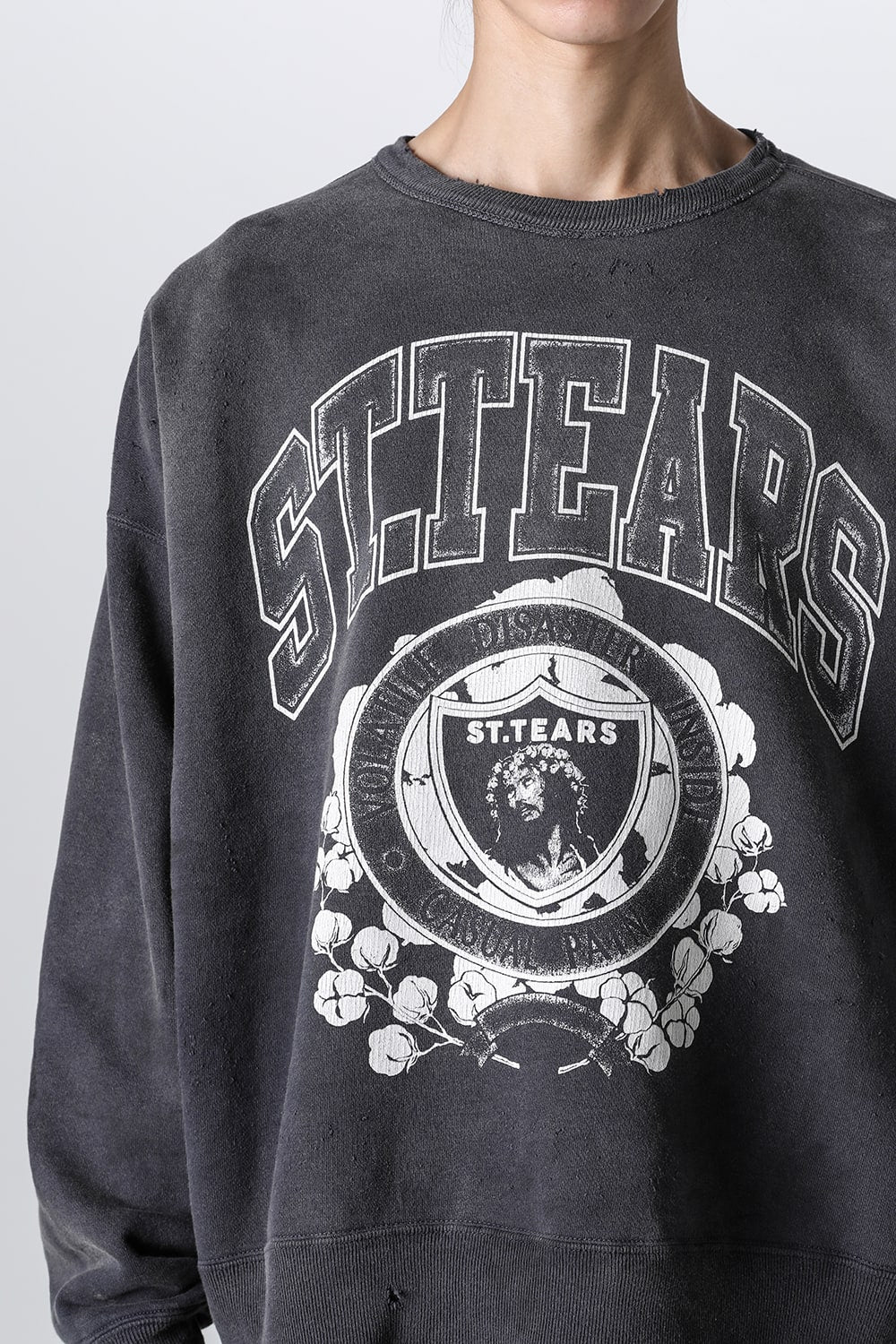 DENIM TEARS × SAINT Mxxxxxx ST.TEARS Sweat shirt