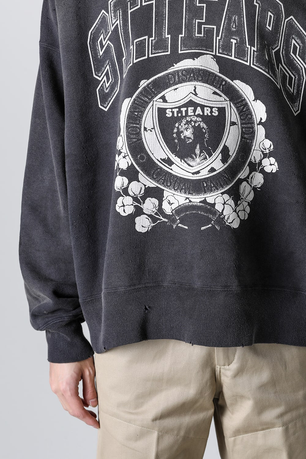 DENIM TEARS × SAINT Mxxxxxx ST.TEARS Sweat shirt