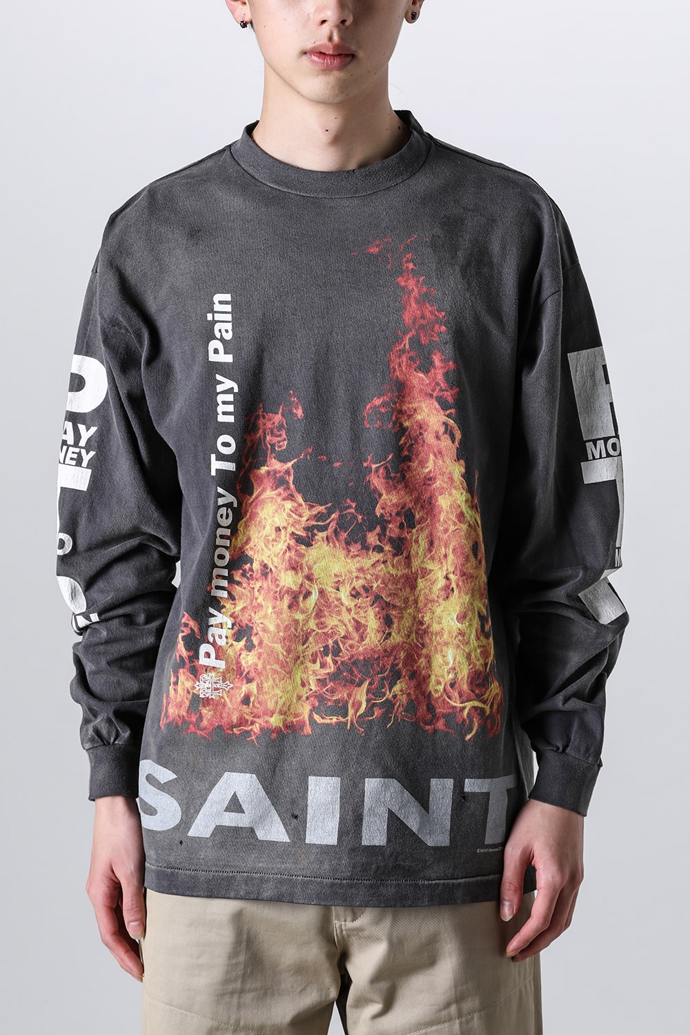 ペイ・マネー・トゥ・マイ ペイン × セントマイケル SR TO SS ロングスリーブTシャツ